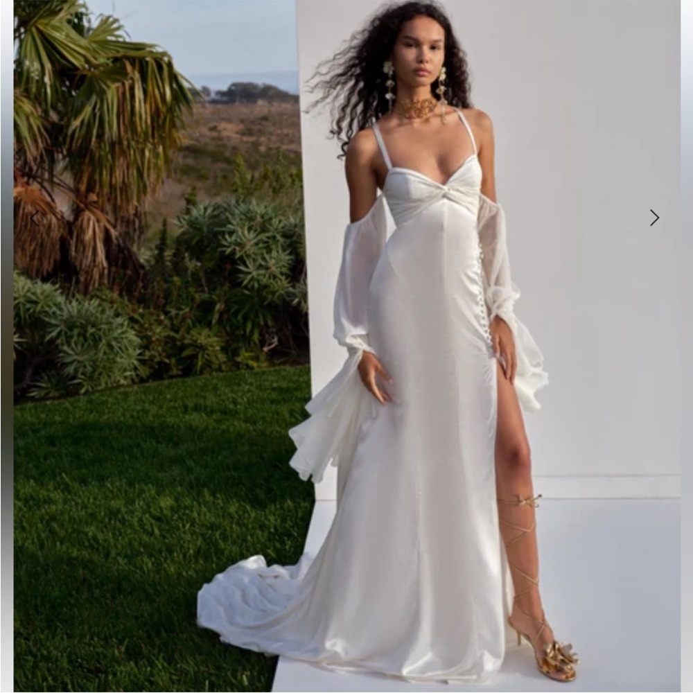 Elegant White Evening Gown